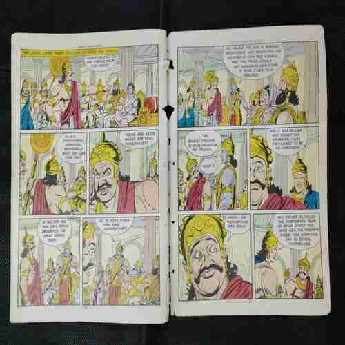The Pandavas in Hiding  ( Story start up to page no  3 ) ( Coverless )