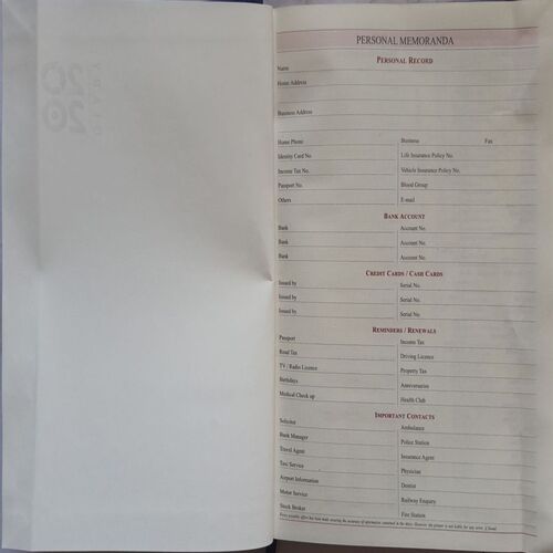 Timeless Diary ( 2020 )