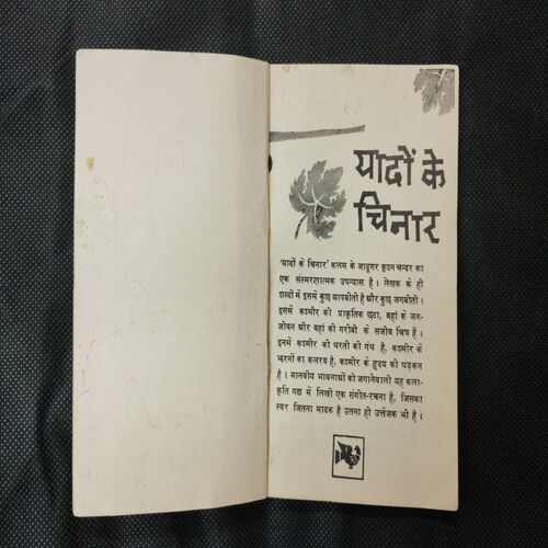 Yadon Ke Cinar ( Krishn Chandra ) .