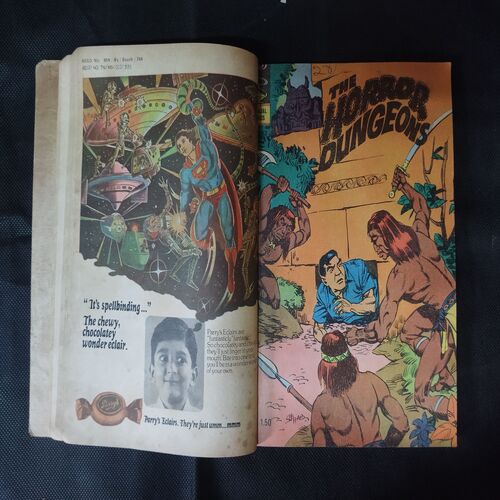 (INDRAJAL COMICS) (SINGLE BINDING 10 IN 1), 1.>THE STRANGLER'S TRAP, 2.>THE SMUGGLER'S RING (PART-1), 3.>THE SMUGGLER'S RING (PART-2), 4.>THE HORROR DUNGEONS, 5.>THE MAGIC SWORD, 6.>THE CALL OF THE JUNGLE, 7.>THE DRAGONS', 8.>THE BROKEN STRINGS, 9.>ALEENA THE ENCHANTRESS (PART-1), 10.>ALEENA THE ENCHANTRESS (PART-2)