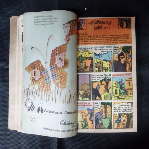 (INDRAJAL COMICS) (SINGLE BINDING 10 IN 1), 1.>THE STRANGLER'S TRAP, 2.>THE SMUGGLER'S RING (PART-1), 3.>THE SMUGGLER'S RING (PART-2), 4.>THE HORROR DUNGEONS, 5.>THE MAGIC SWORD, 6.>THE CALL OF THE JUNGLE, 7.>THE DRAGONS', 8.>THE BROKEN STRINGS, 9.>ALEENA THE ENCHANTRESS (PART-1), 10.>ALEENA THE ENCHANTRESS (PART-2)
