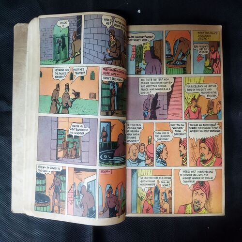 (INDRAJAL COMICS) (SINGLE BINDING 10 IN 1), 1.>THE STRANGLER'S TRAP, 2.>THE SMUGGLER'S RING (PART-1), 3.>THE SMUGGLER'S RING (PART-2), 4.>THE HORROR DUNGEONS, 5.>THE MAGIC SWORD, 6.>THE CALL OF THE JUNGLE, 7.>THE DRAGONS', 8.>THE BROKEN STRINGS, 9.>ALEENA THE ENCHANTRESS (PART-1), 10.>ALEENA THE ENCHANTRESS (PART-2)