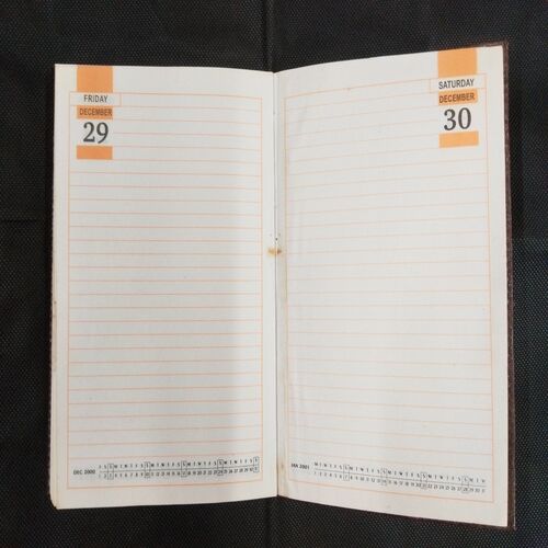 Executive Diary ( 2000 ) .