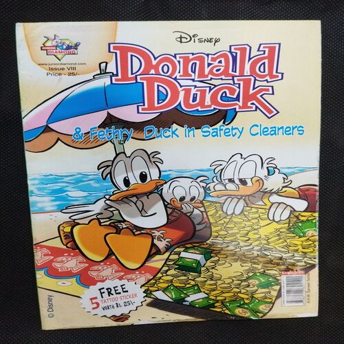 Donald Duck & Fethry Duck In Safety Cleaners .