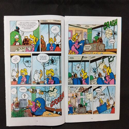 Donald Duck & Fethry Duck In Safety Cleaners .