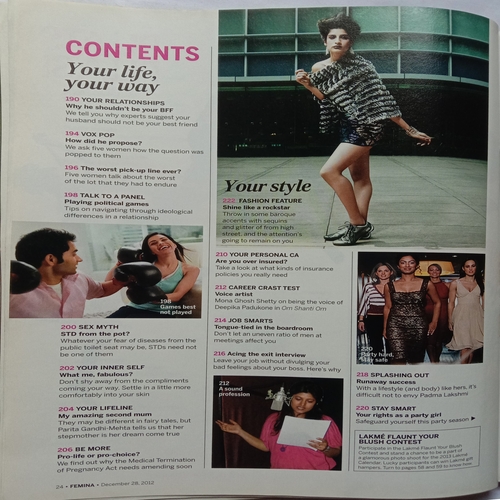 Femina (December 28, 2012)