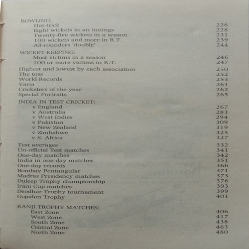 Indian Cricket 1993 (47th Edition)