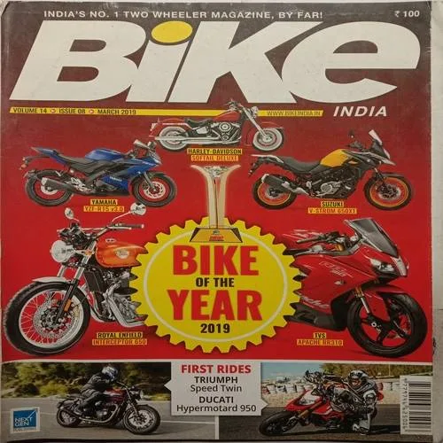 Bike India (March 2019) (Free Bike Poster Inside)