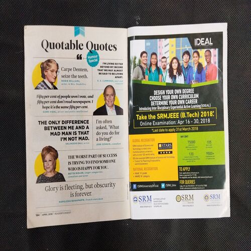 Reader's Digest ( April 2018 ) .