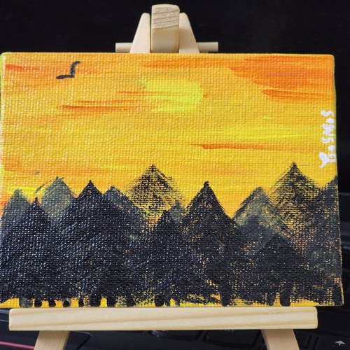 Sunset in Coniferus Forest - Cosmos Collection
