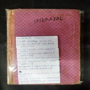 (INDRAJAL COMICS) (SINGLE BINDING 10 IN 1), 1.>THE SECRET OF THE BLUE MOUNTAIN, 2.>THE GREEN-EYED MONSTER (PART-1), 3.>THE GREEN-EYED MONSTER (PART-2), 4.>THE MILLION DOLLAR RANSOM, 5.>THE CONSPIRATORS' WEB (PART-1), 6.>SATAN'S DISCIPLES (PART-1), 7.>THE HORROR DUNGEONS, 8.>MAGNON'S GLORIOUS REIGN (PART-1), 9.>THE VICTIM AT DAREHOUSE, 10.>THE CHATEAU OF INTRIGUES