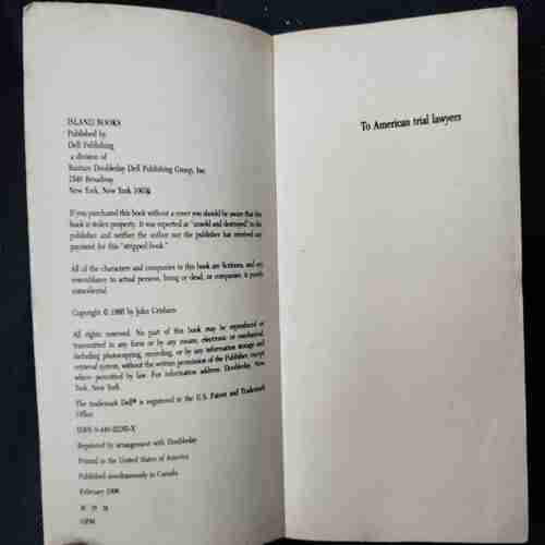 John Grisham & The Rainmaker . ( Coverless ) .