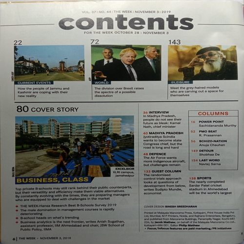 The Week (November 3, 2019)