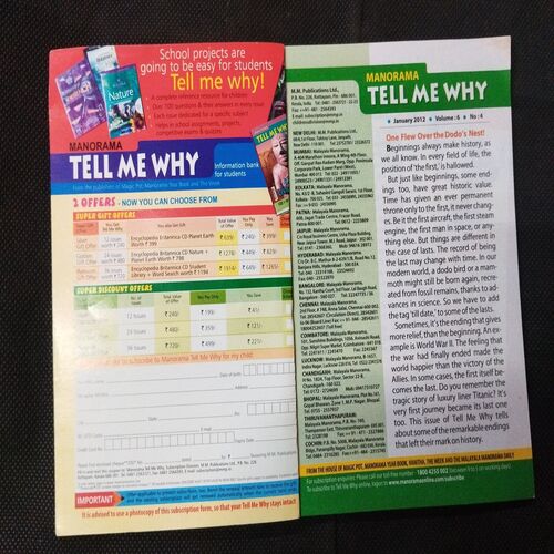 Tell Me Why - Historic Lasts ( January 2012 ) .