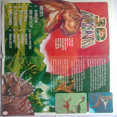 3-D Dinosaurs (Dinosaur Poster Inside)
