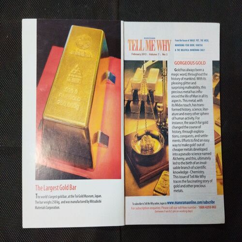 Tell Me Why - Gold & Other Metals ( February 2013 ) .