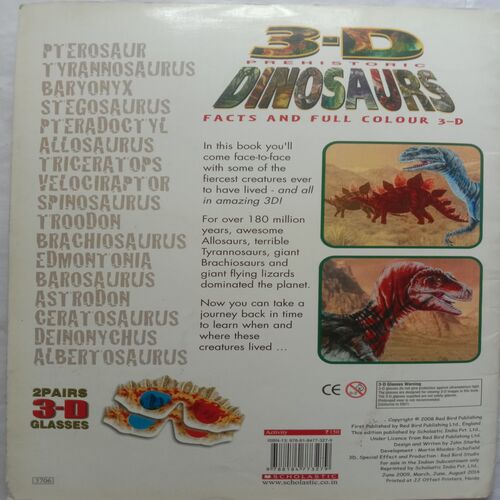 3-D Dinosaurs (Dinosaur Poster Inside)