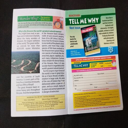 Tell Me Why - Natural Wonders ( September 2010 ) .
