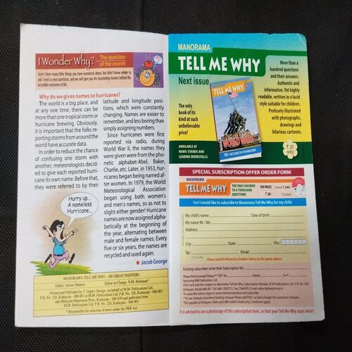 Tell Me Why - 100 Great Painters ( February 2011 ) .