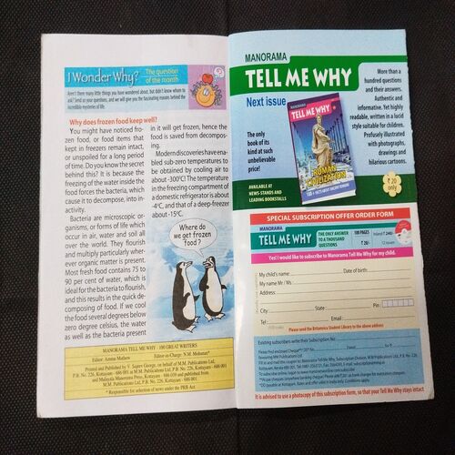 Tell Me Why - 100 Great Writers ( November 2010 ) .