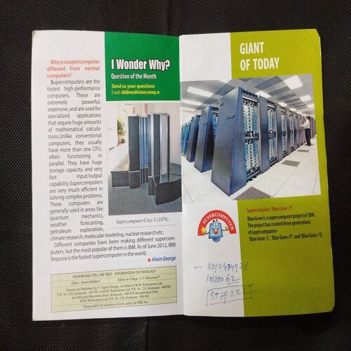 Tell Me Why - Information Technology ( November 2012 ) .