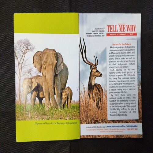 Tell Me Why - India's National Park ( May 2013 ) .
