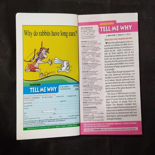 Tell Me Why - Great Disaster ( March 2009 ) .