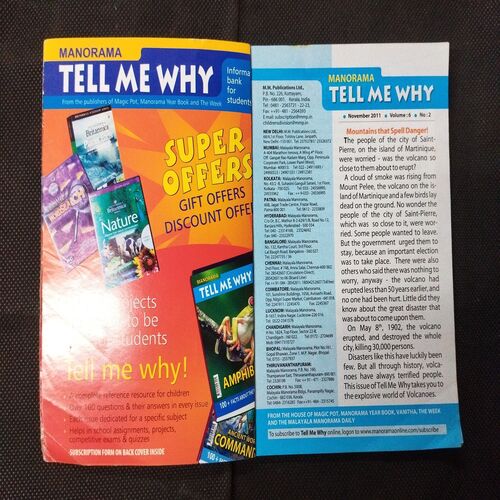 Tell Me Why - Volcanoes ( November 2011 ) .