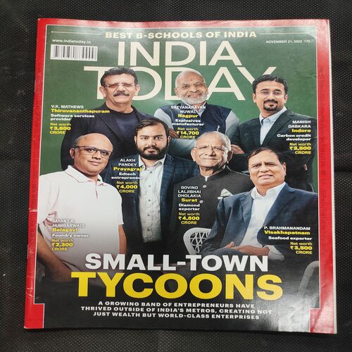 India Today . Edition :- ( November 21, 2022 ) .