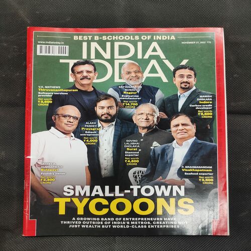 India Today . Edition :- ( November 21, 2022 ) .