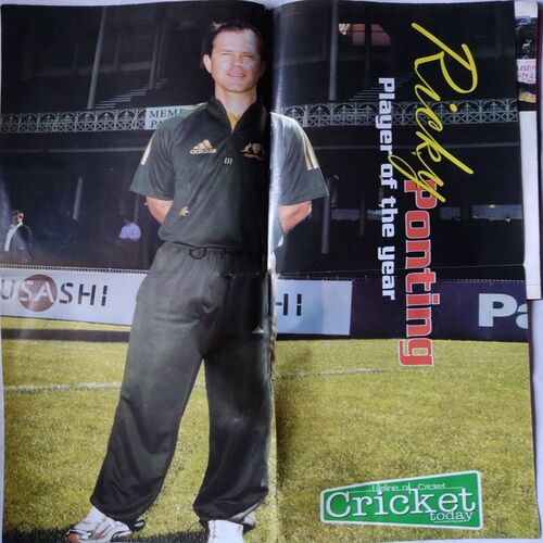 Cricket Today ( January 2007 ) (Front Cover Cut At Upper side)
