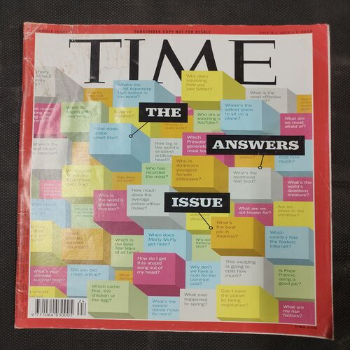 Time . Edition :- ( July 6 / July 13, 2015 ) .