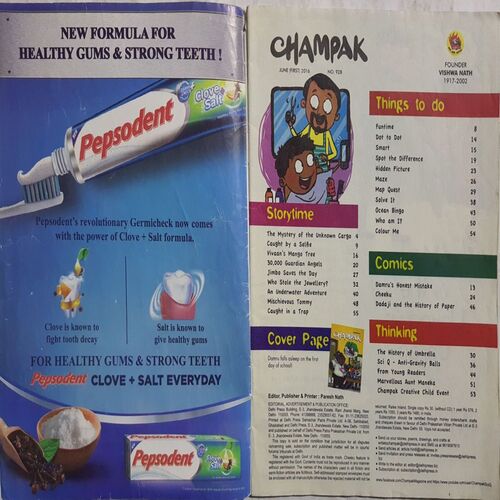 Champak ( June 1st 2016 ) (Big Size)