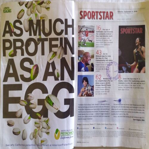 Sport Star ( Saturday, September 21, 2019 )