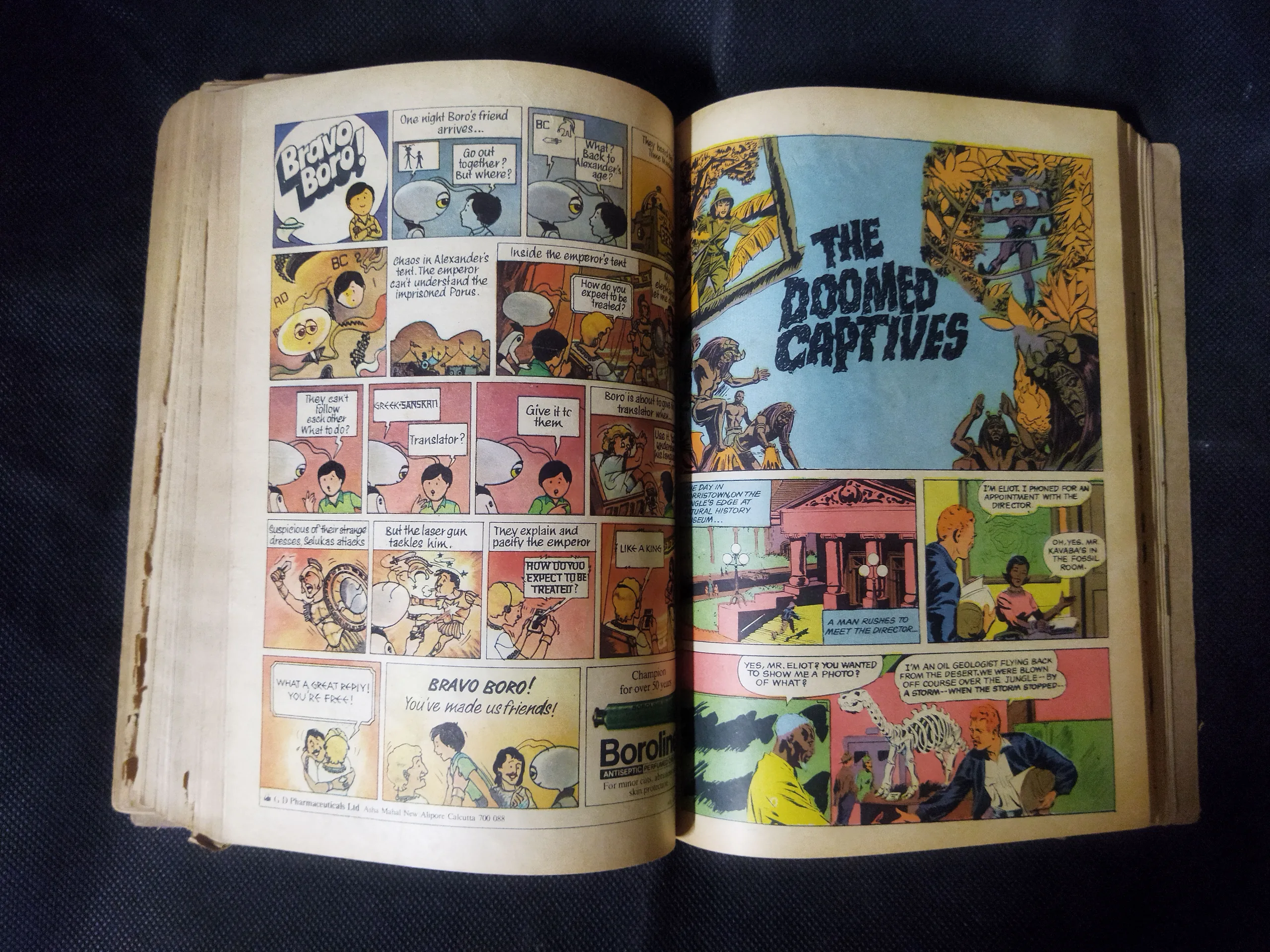 (INDRAJAL COMICS) (SINGLE BINDING 23 IN 1), 1.>THE CONSPIRATOR'S WEB (PART-1), 2.>THE CONSPIRATOR'S WEB (PART-2), 3.>TRAUMA OF FEAR, 4.>VETAAL KA BETA (PART-1), 5.>VETAAL KA BETA (PART-2), 6.>THE DUEL AT SHIKARGARH, 7.>CHUDAILON KEE DUNIYA, 8.>BHATAKATEE AATMAEN, 9.>THE MYSTERIOUS CUTLASS, 10.>MAUT SE MUKAABALA, 11.>THE IRON MAIDENS, 12.>JAHAREELA SANGEET, 13.>LAHARON KEE AAG (PART-1), 14.>LAHARON KEE AAG (PART-2), 15.>THE DOOMED CAPTIVES, 16.>THE VAIN PRINCE, 17.>FAULADI BAHADUR, 18.>THE INVISIBLE THIEF, 19.>MANDRAKE'S KA KHOONKHAAR BHAEE (PART-2), 20.>MANDRAK'S KA KHOONKHAAR BHAEE (PART-1), 21.>HEERON JADEE TROPHEE KEE CHOREE, 22.>THE DRAGOUR FROM VEGA-3, 23.>PAGAL VAIGYAANIK,