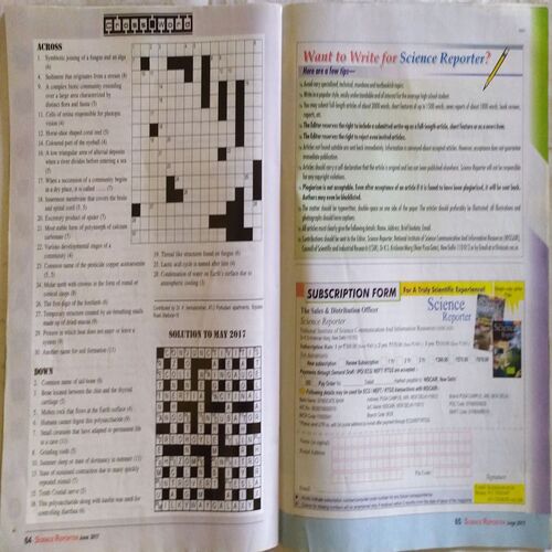 Science Reporter ( June 2017 )