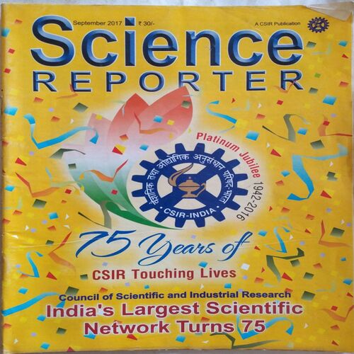 Science Reporter ( September 2017 )