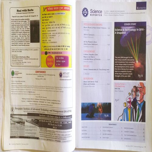 Science Reporter ( January 2019 )