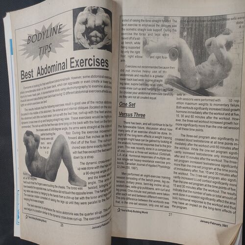 Body Building World . ( Fitness Magazine - Jan/ Feb .2001 )