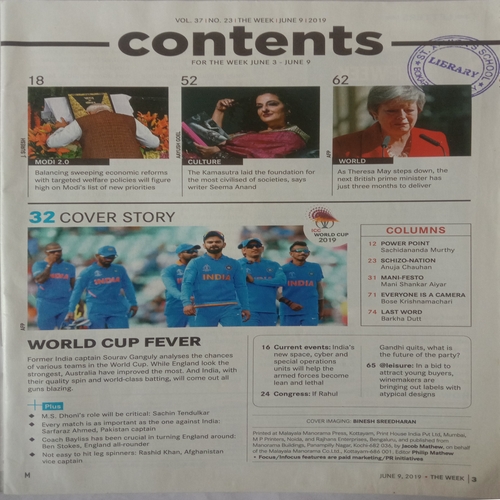 The Week (June 9, 2019)