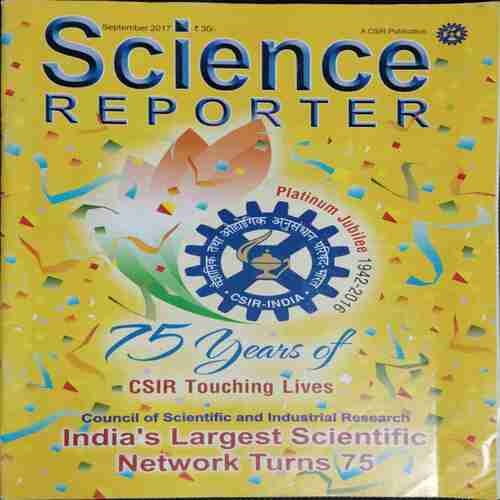 Science  Reporter ( September 2017)