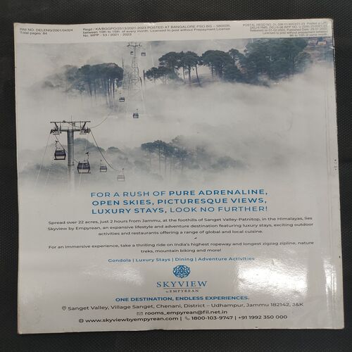 Outlook Traveller . Edition :- ( February , 2022 ) .