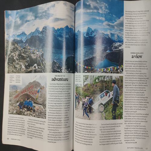 Outlook Traveller . Edition :- ( February , 2022 ) .