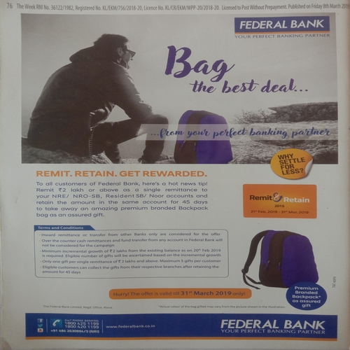 The Week (March 17, 2019)