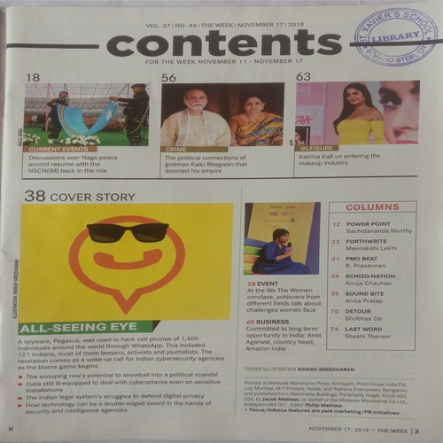 The Week (November 17, 2019)