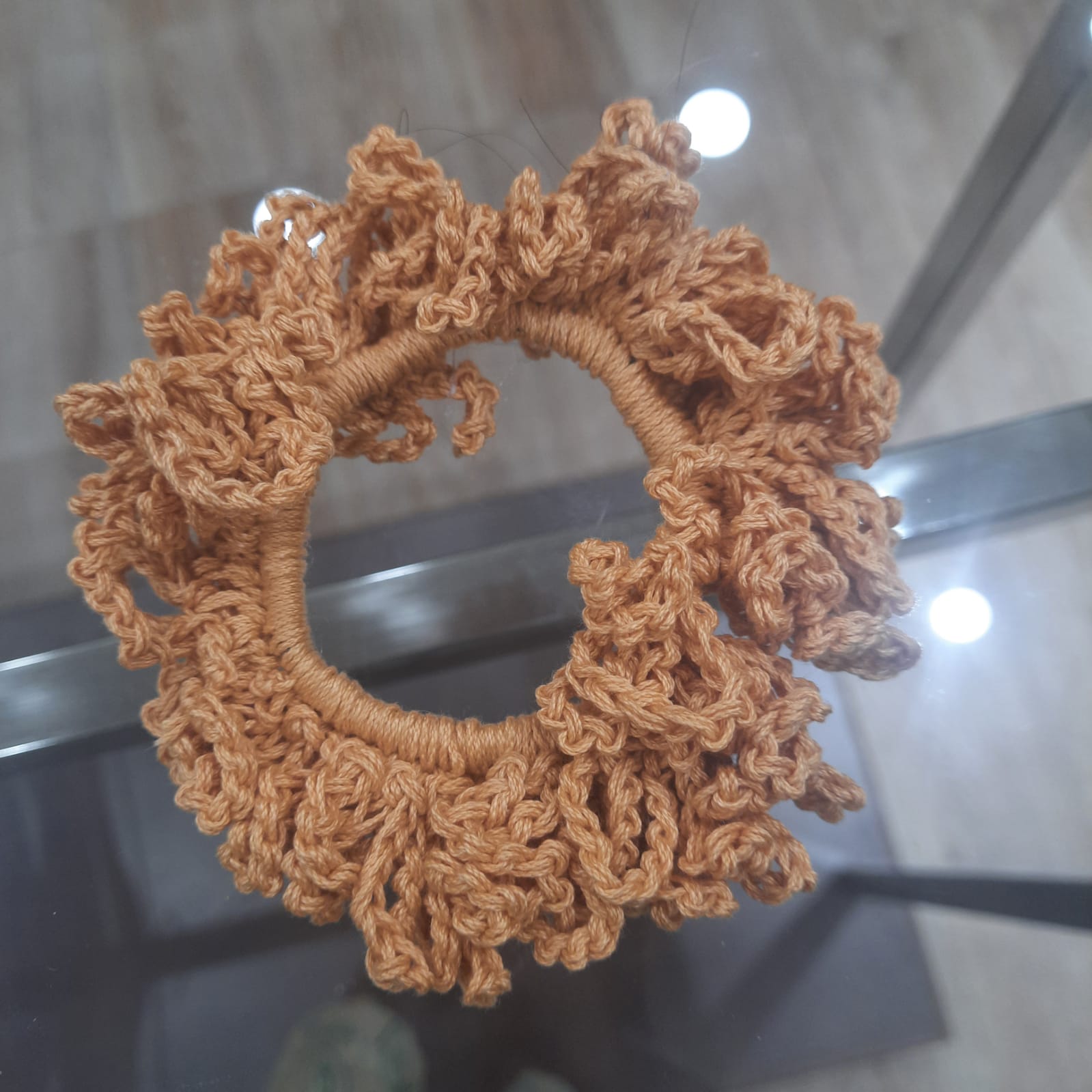 Handmade Crosia Hair Tie