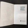 Cambridge Advanced Learner's Dictionary ( Third Edition ) .