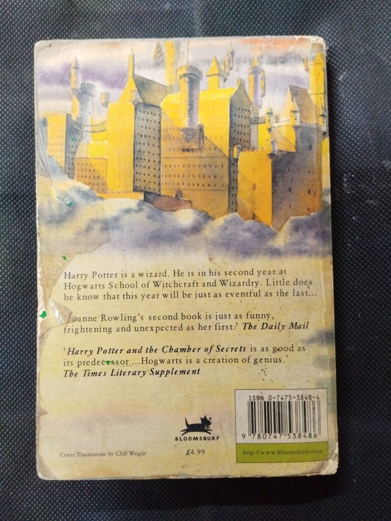 HARRY POTTER And The Chamber Of Secrets .