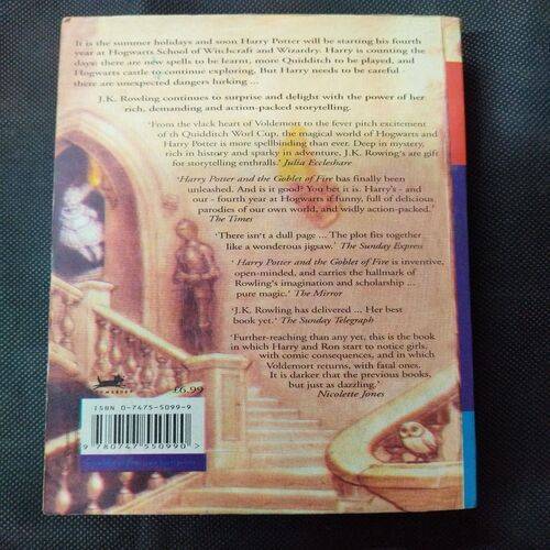 HARRY POTTER And The Goblet Of Fire .
