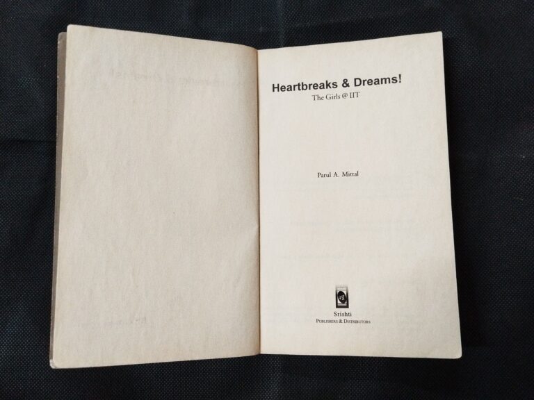 HEARTBREAKS & DREAMS The Girls@IIT ( Parul A. Mittal ) .